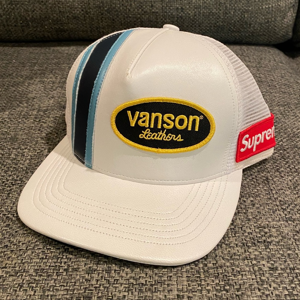 Vanson X Supreme trucker mesh snap back